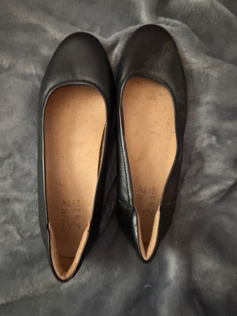 Naturalizer Women's 8.5M Black Classic Ballet Flats Slip-On - Picture 4 of 6